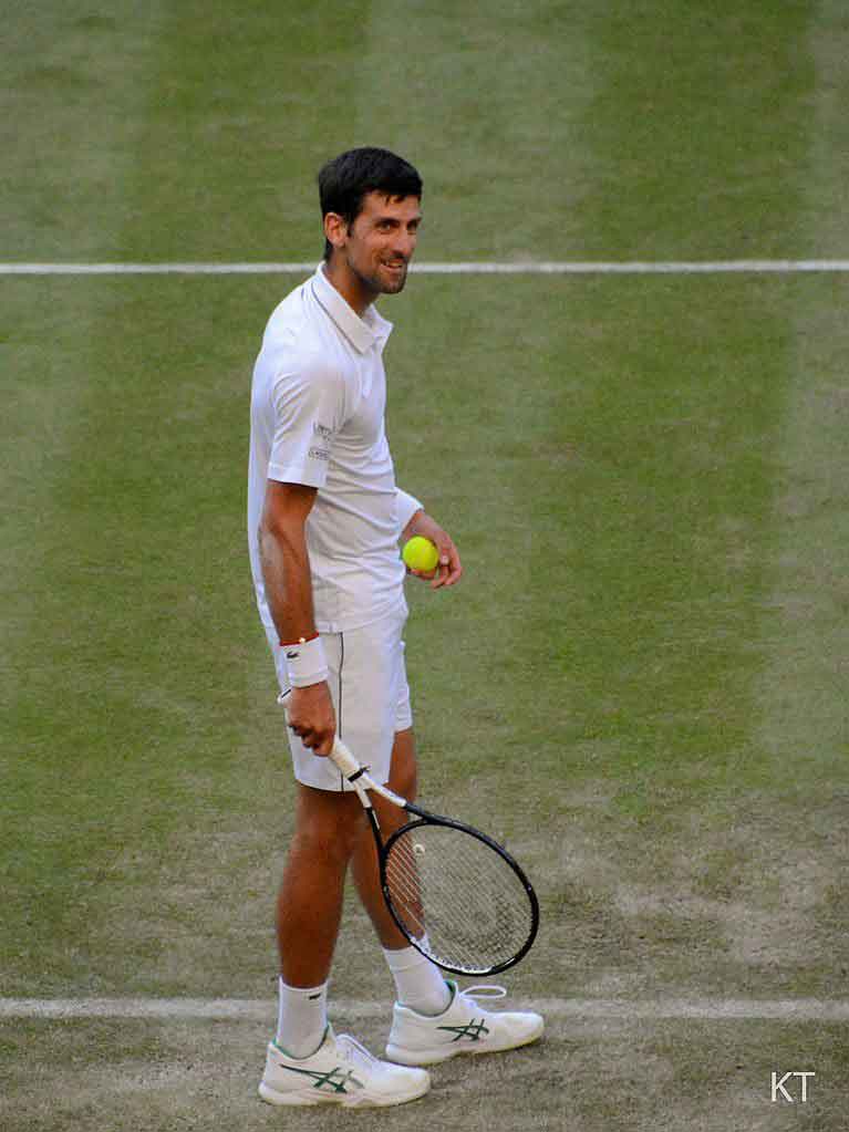 Tennis champion Novak Djokovic